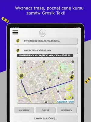 GROSIK TAXI android App screenshot 1